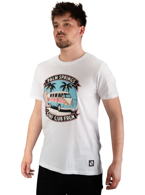 T-shirt homme en jersey 140GSM imprimé devant Van Freegun - Kiabi T-shirt homme en jersey 140GSM imprimé devant Van Freegun - Kiabi
