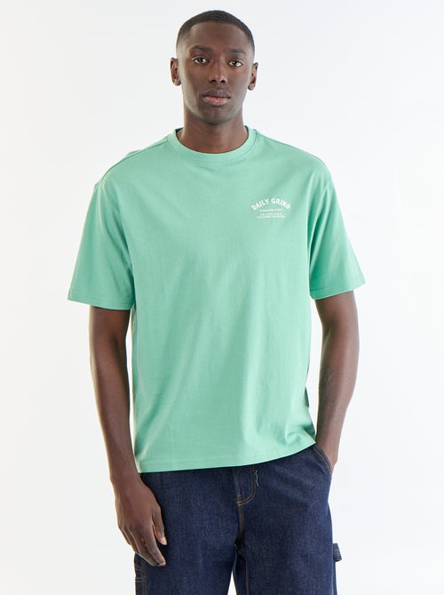 T-shirt homme en jersey à col rond - Kiabi T-shirt homme en jersey à col rond - Kiabi