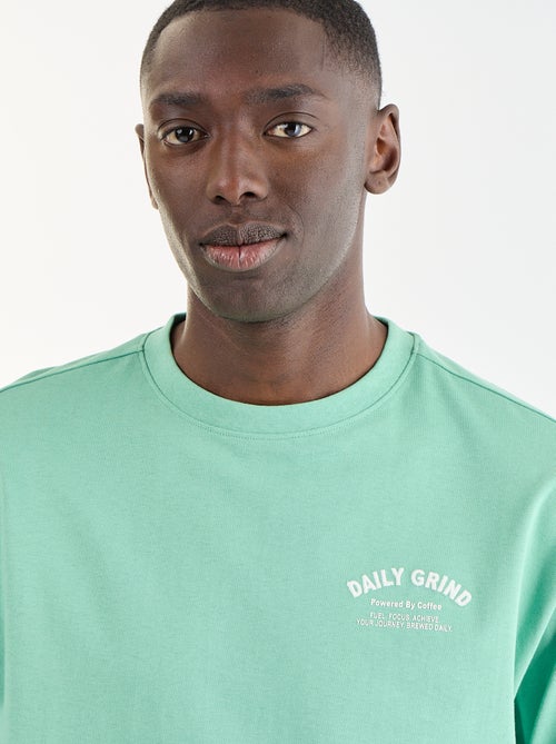 T-shirt homme en jersey à col rond - Kiabi T-shirt homme en jersey à col rond - Kiabi