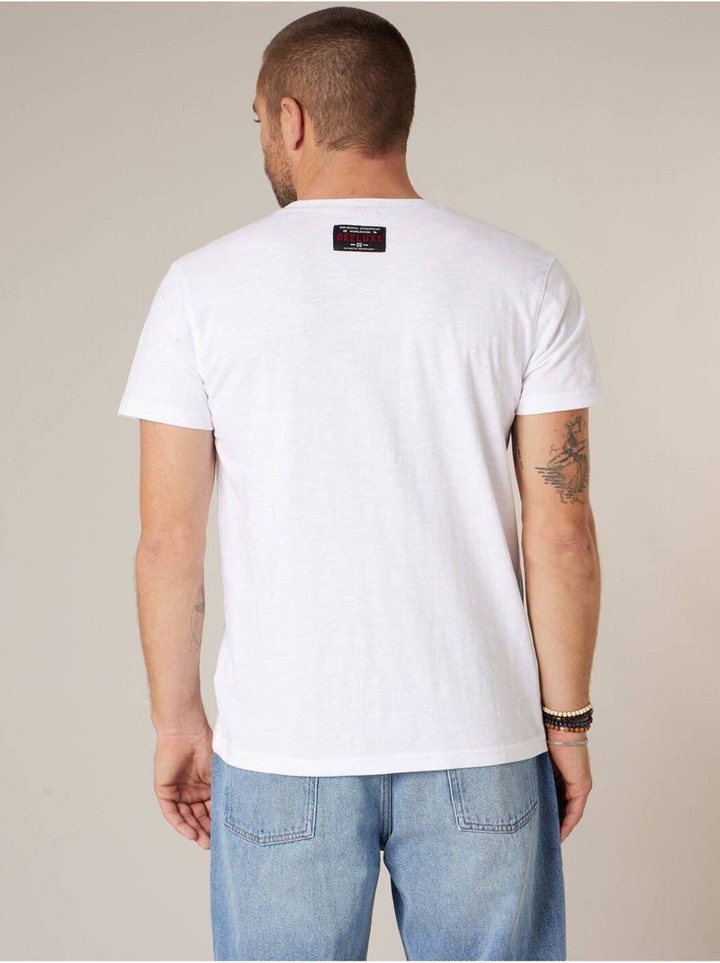 T-shirt homme en jersey de coton deeluxe x coca-cola 'Deeluxe' Blanc - Kiabi