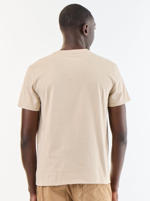 T-shirt homme en jersey de coton uni à col rond - Kiabi T-shirt homme en jersey de coton uni à col rond - Kiabi