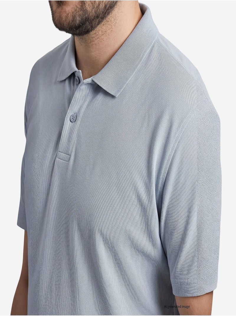 T-shirt homme en mélange de coton tommy Bleu ciel - Kiabi