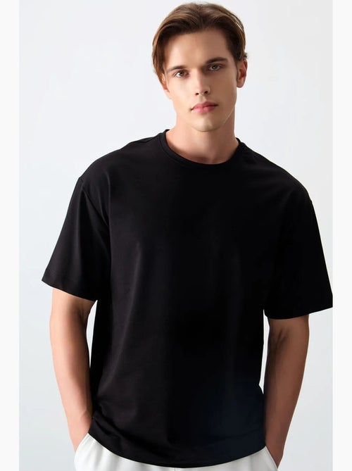 T-shirt homme en mélange de coton tommy - Kiabi T-shirt homme en mélange de coton tommy - Kiabi