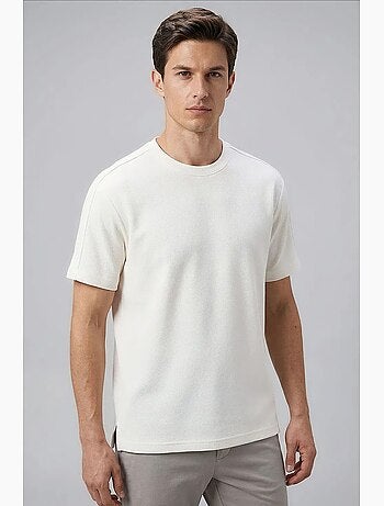 T-shirt homme en mélange de viscose tommy