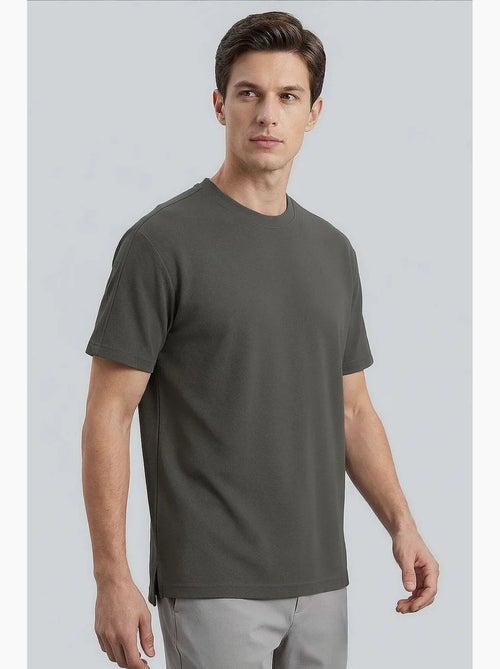 T-shirt homme en mélange viscose tommy - Kiabi T-shirt homme en mélange viscose tommy - Kiabi