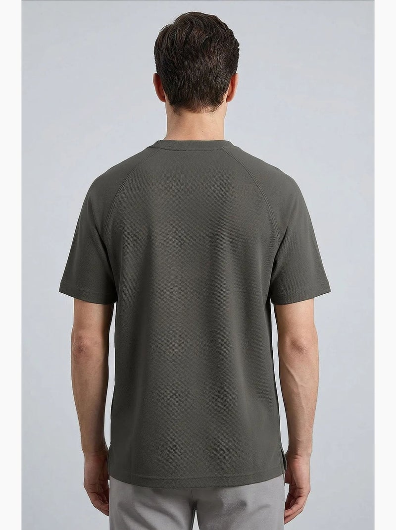 T-shirt homme en mélange viscose tommy Gris foncé - Kiabi