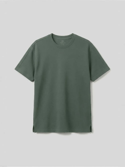 T-shirt homme en mélange viscose tommy - Kiabi T-shirt homme en mélange viscose tommy - Kiabi