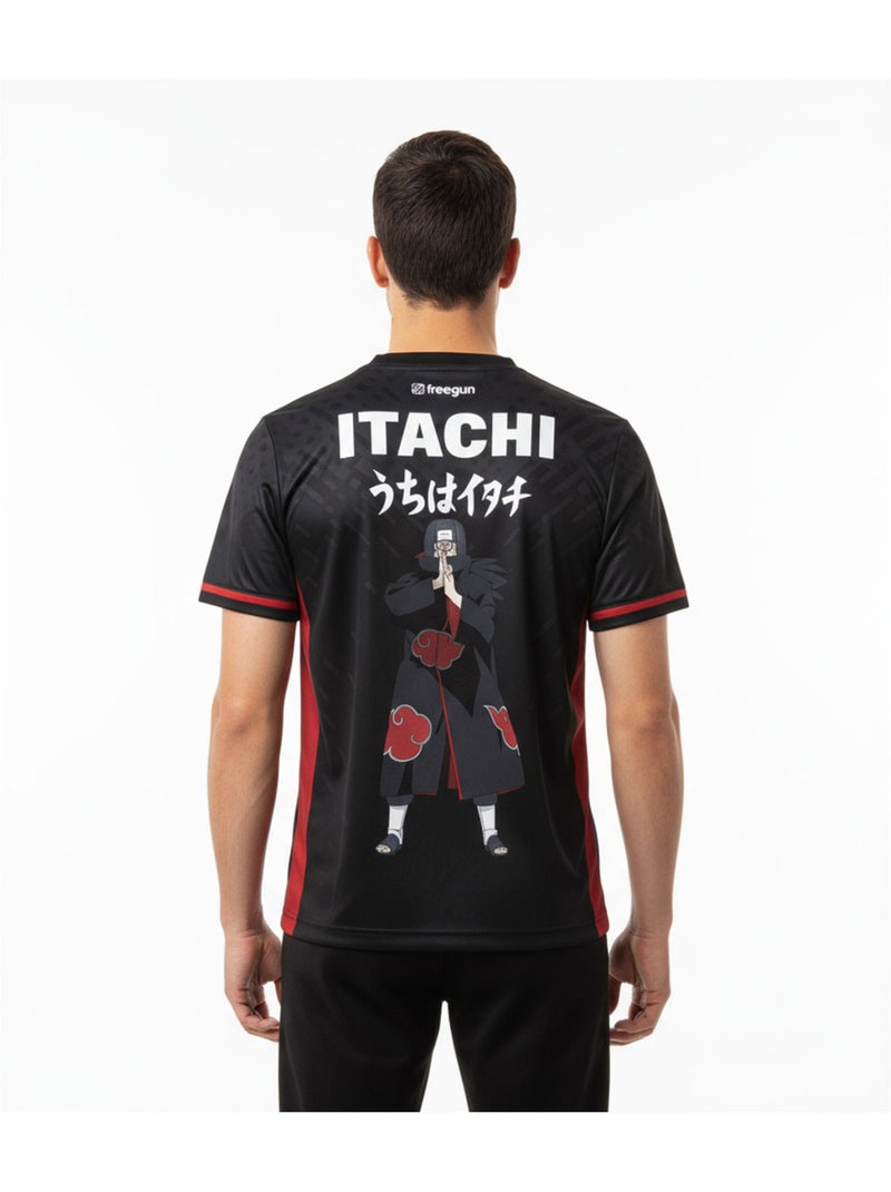 T-shirt homme en polyester Naruto Shippuden  Itachi Freegun Noir - Kiabi