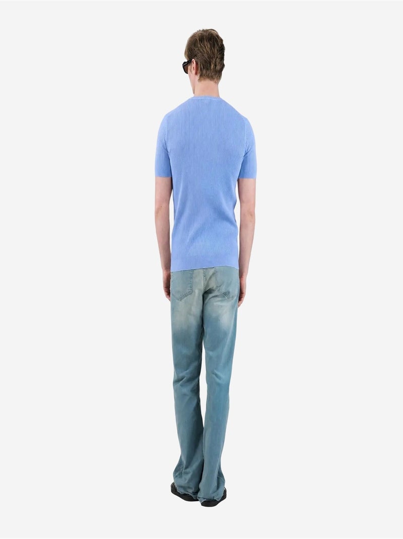 T-shirt homme giesto Bleu ciel - Kiabi