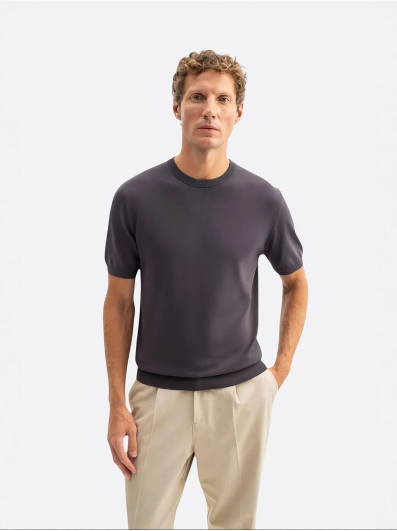 T-shirt homme giesto Gris Noir - Kiabi