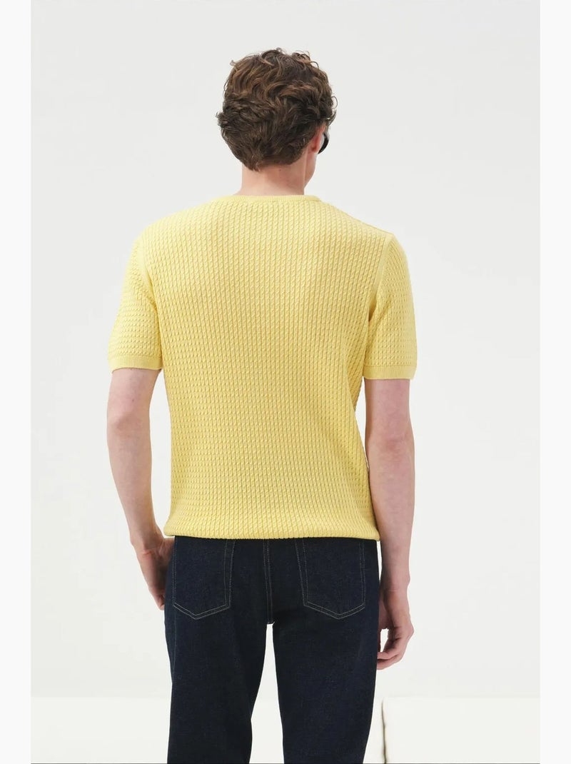 T-shirt homme giesto Jaune citron - Kiabi