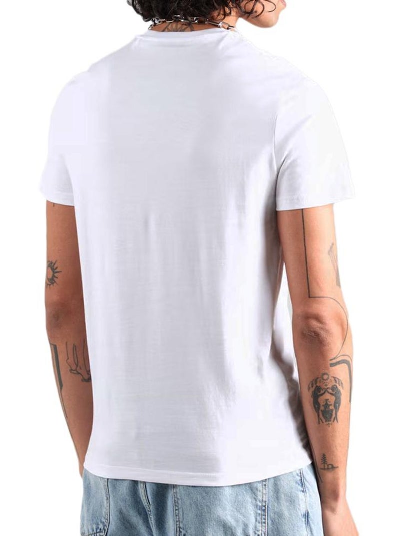 T-shirt Homme Guess - L Blanc - Kiabi