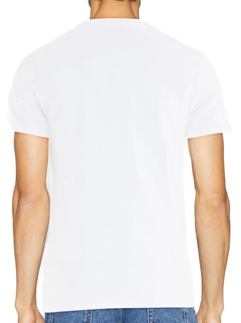 T-shirt Homme Guess Blanc - Kiabi