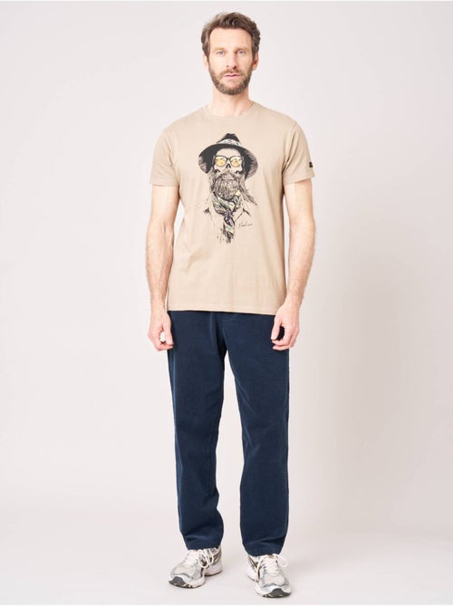 T-shirt homme imprimé crâne cowboy  'Deeluxe' - Kiabi
