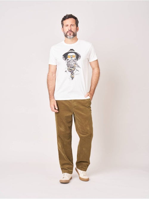 T-shirt homme imprimé crâne cowboy  'deeluxe' - Kiabi