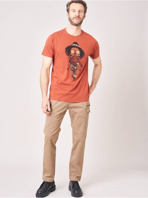 T-shirt homme imprimé crâne cowboy  'Deeluxe' - Kiabi
