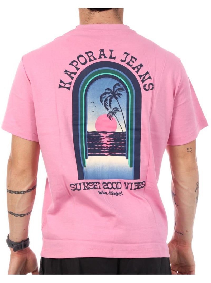 T-Shirt Homme Kaporal Rose - Kiabi