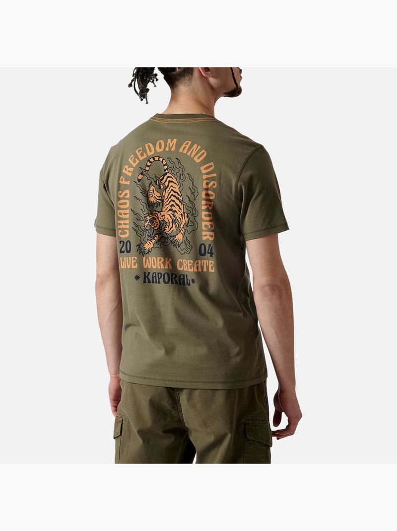 T-Shirt Homme Kaporal Vert kaki clair - Kiabi