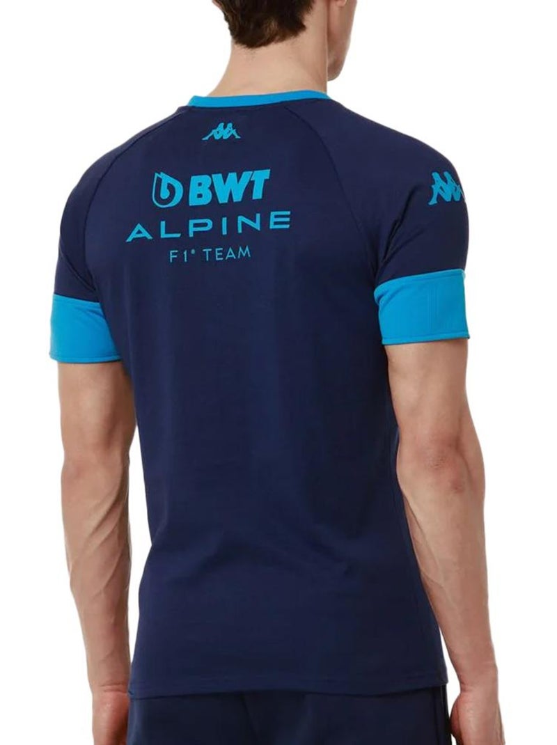 T-shirt  Homme Kappa Adobi Alpine F1 Bleu marine - Kiabi