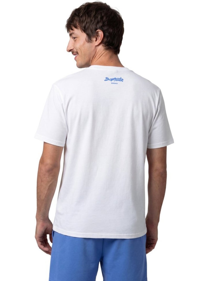 T-shirt homme manches courtes boombastic homme bbc memories Blanc - Kiabi