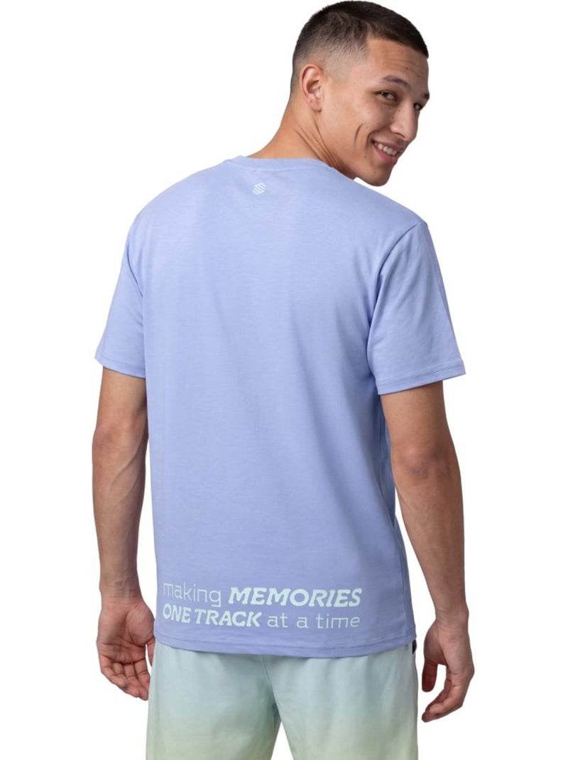 T-shirt homme manches courtes boombastic homme bbc memories Violet - Kiabi