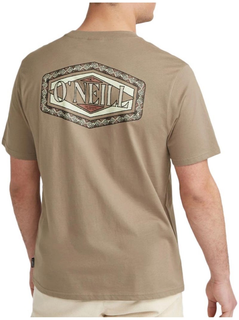 T-Shirt Homme O'Neill Print Marron cappuccino - Kiabi