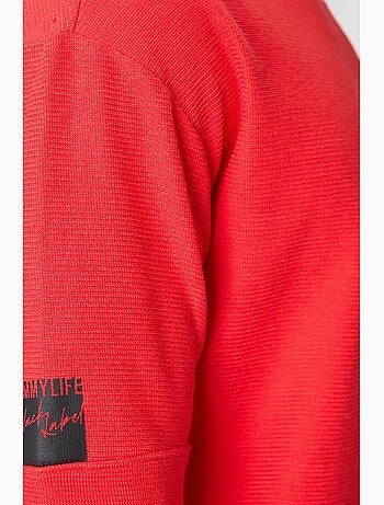 T-shirt homme oversize à col rond avec patch tommy