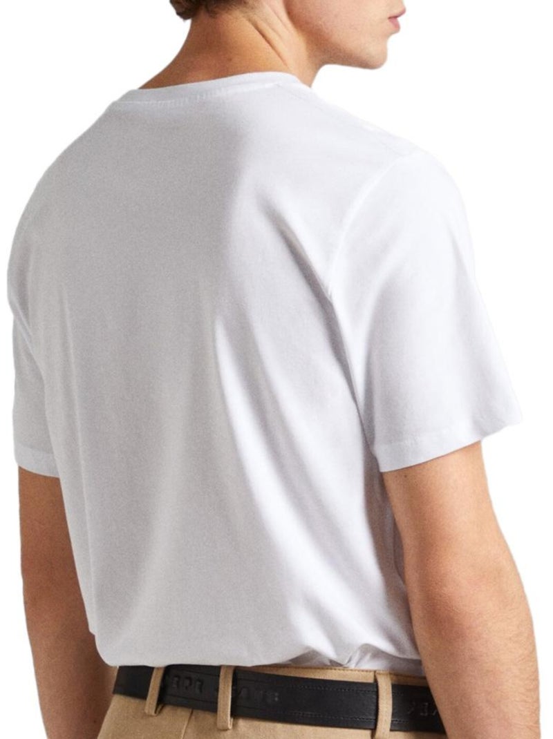 T-shirt Homme Pepe Jeans Blanc - Kiabi
