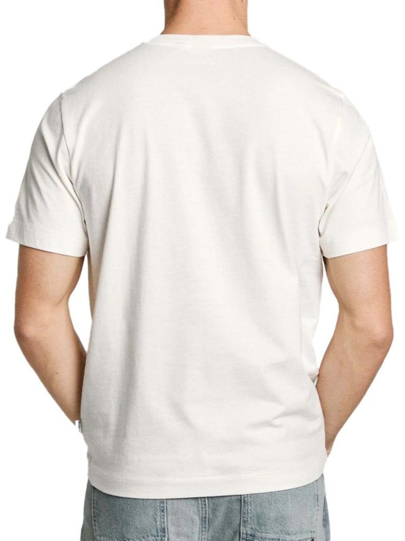 T-shirt Homme Pepe jeans Blanc - Kiabi