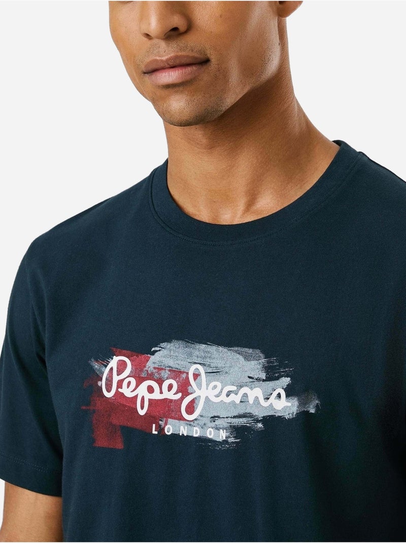 T-Shirt Homme Pepe jeans Bleu - Kiabi