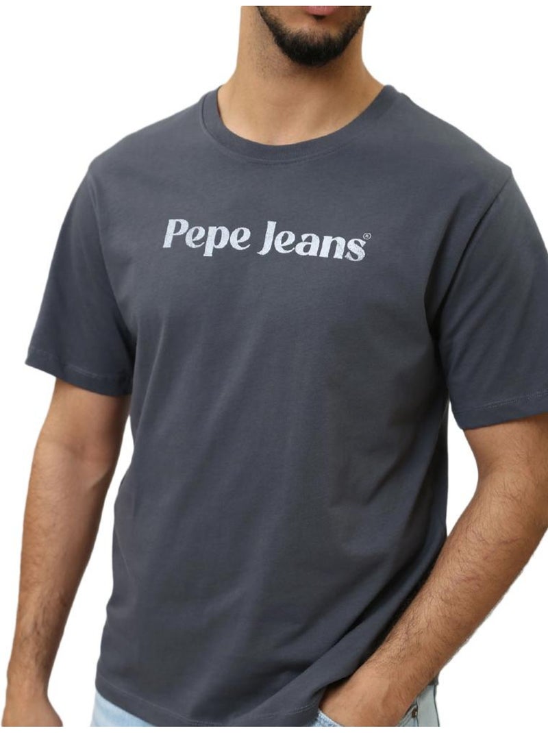 T-shirt Homme Pepe Jeans Gris Argenté - Kiabi