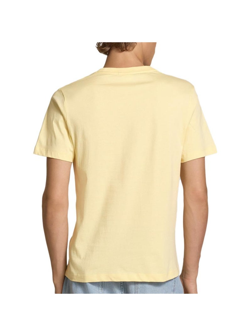 T-shirt Homme Pepe jeans Jaune - Kiabi