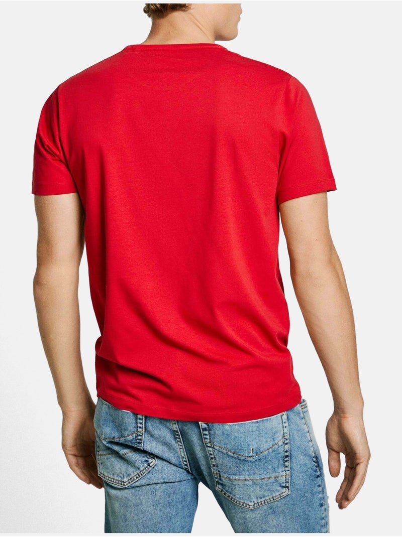 T-shirt Homme Pepe Jeans Rouge - Kiabi