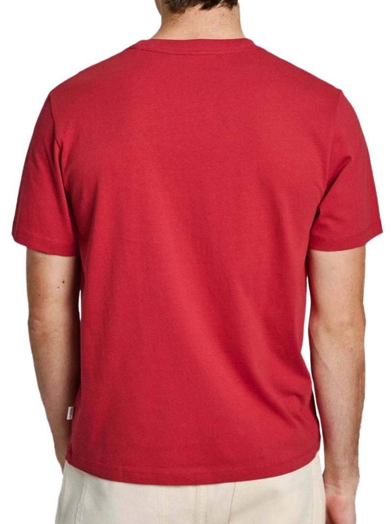 T-shirt homme pepe jeans Rouge - Kiabi