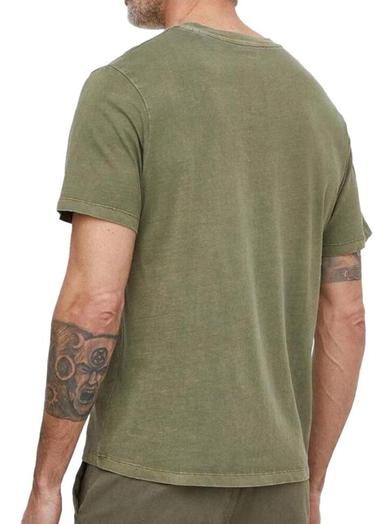 T-shirt Homme Pepe jeans Vert kaki clair - Kiabi