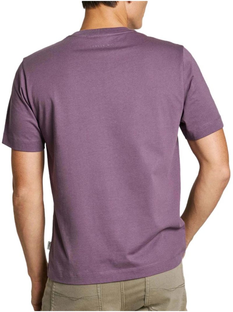 T-shirt Homme Pepe jeans Violet - Kiabi