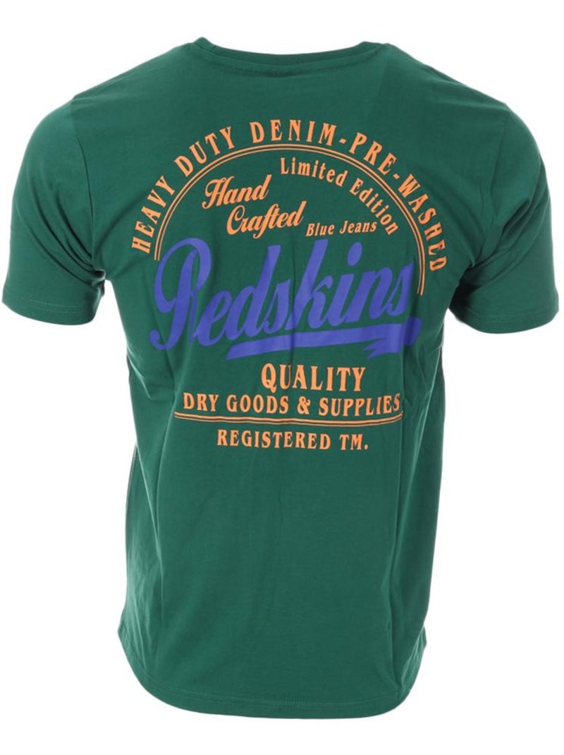 T-Shirt Homme Redskins Vert - Kiabi