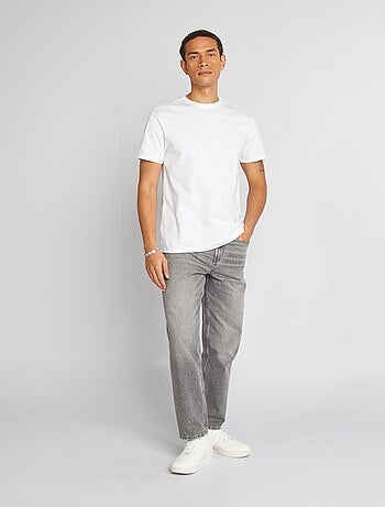T-shirt homme en coton bio à col rond