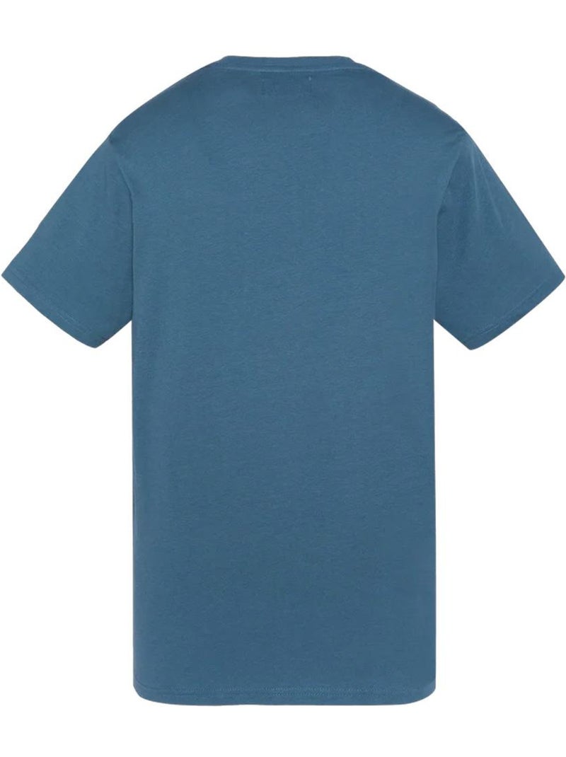 T-shirt homme schott brode Bleu gris - Kiabi
