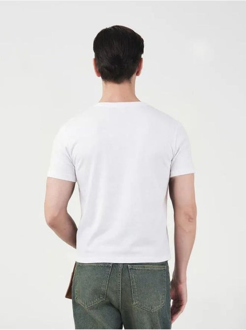 T-shirt homme slim en coton à col rond giesto - Kiabi T-shirt homme slim en coton à col rond giesto - Kiabi