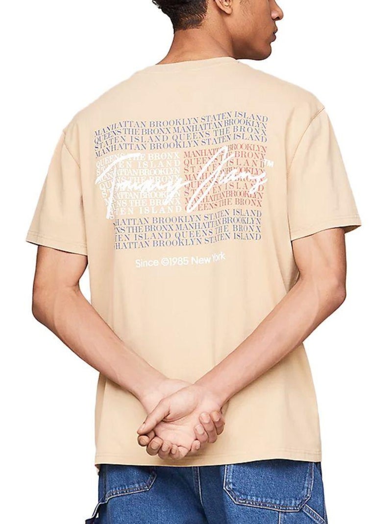 T-shirt Homme Tommy Hilfiger Beige - Kiabi
