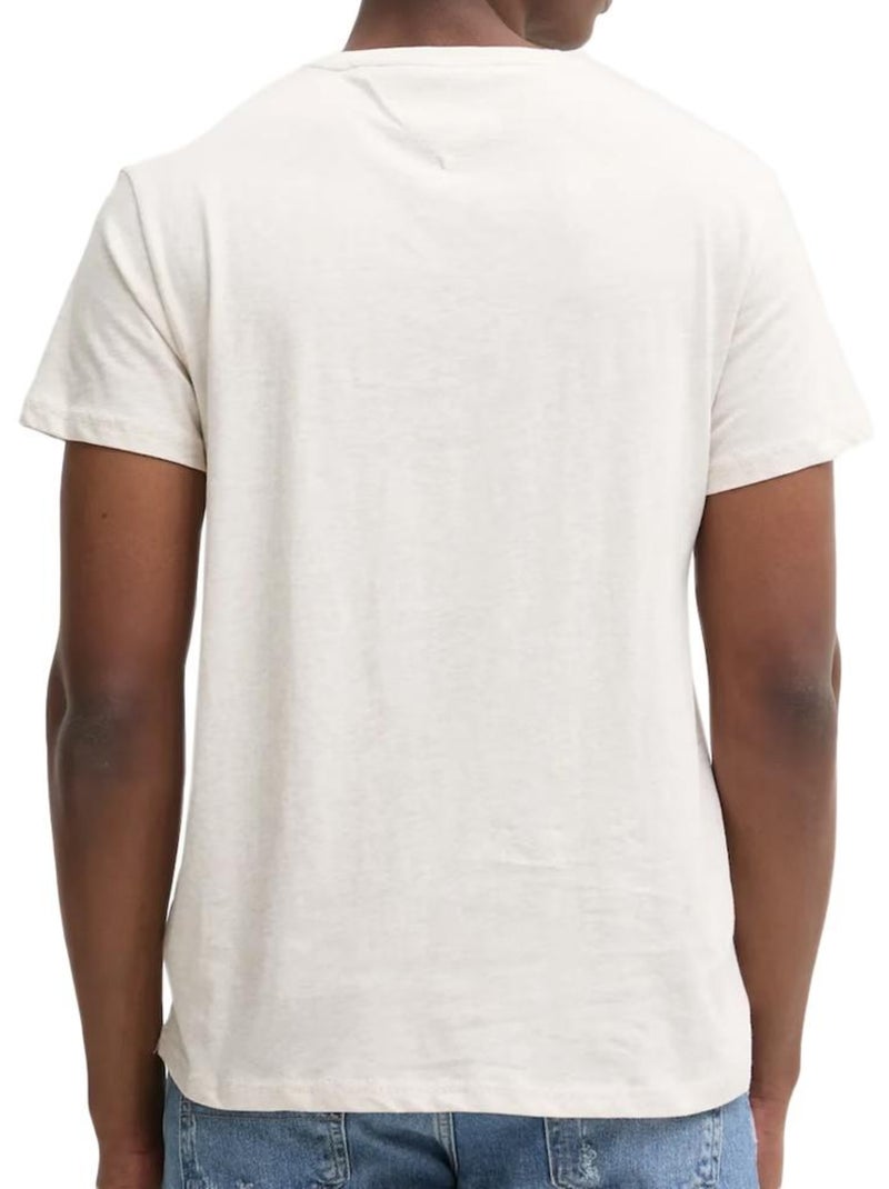 T-shirt homme tommy hilfiger Blanc - Kiabi