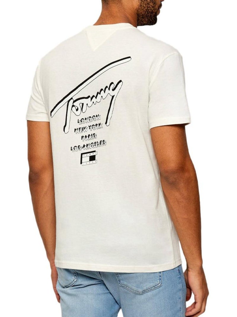 T-shirt Homme Tommy Hilfiger Blanc - Kiabi