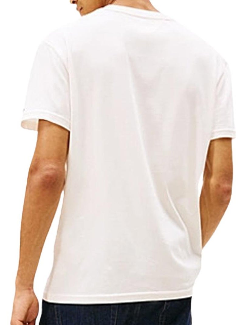 T-shirt Homme Tommy Hilfiger Blanc - Kiabi