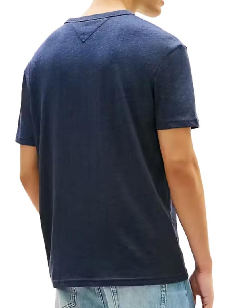 T-shirt Homme Tommy Hilfiger Bleu marine - Kiabi