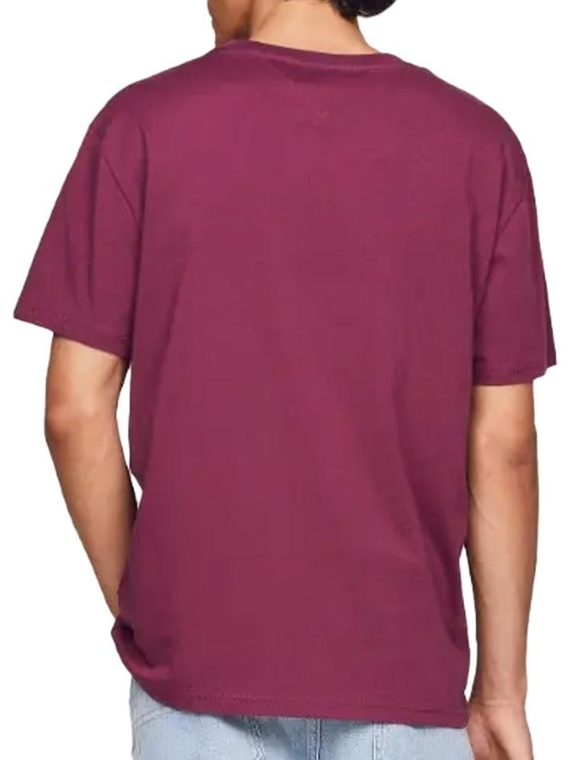 T-shirt Homme Tommy Hilfiger Bordeaux - Kiabi