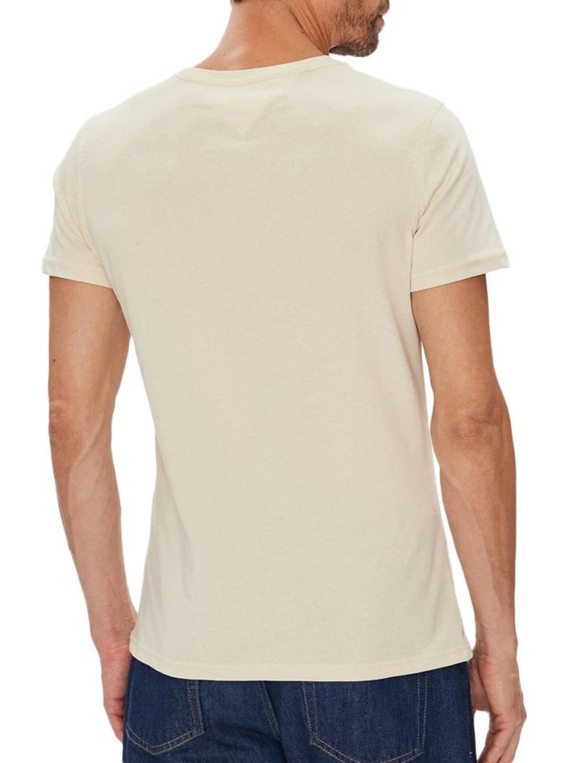 T-shirt Homme Tommy Hilfiger Ecru - Kiabi