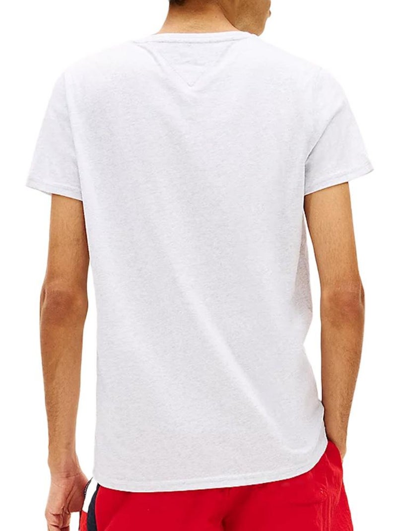 T-shirt Homme Tommy Hilfiger Gris chiné - Kiabi