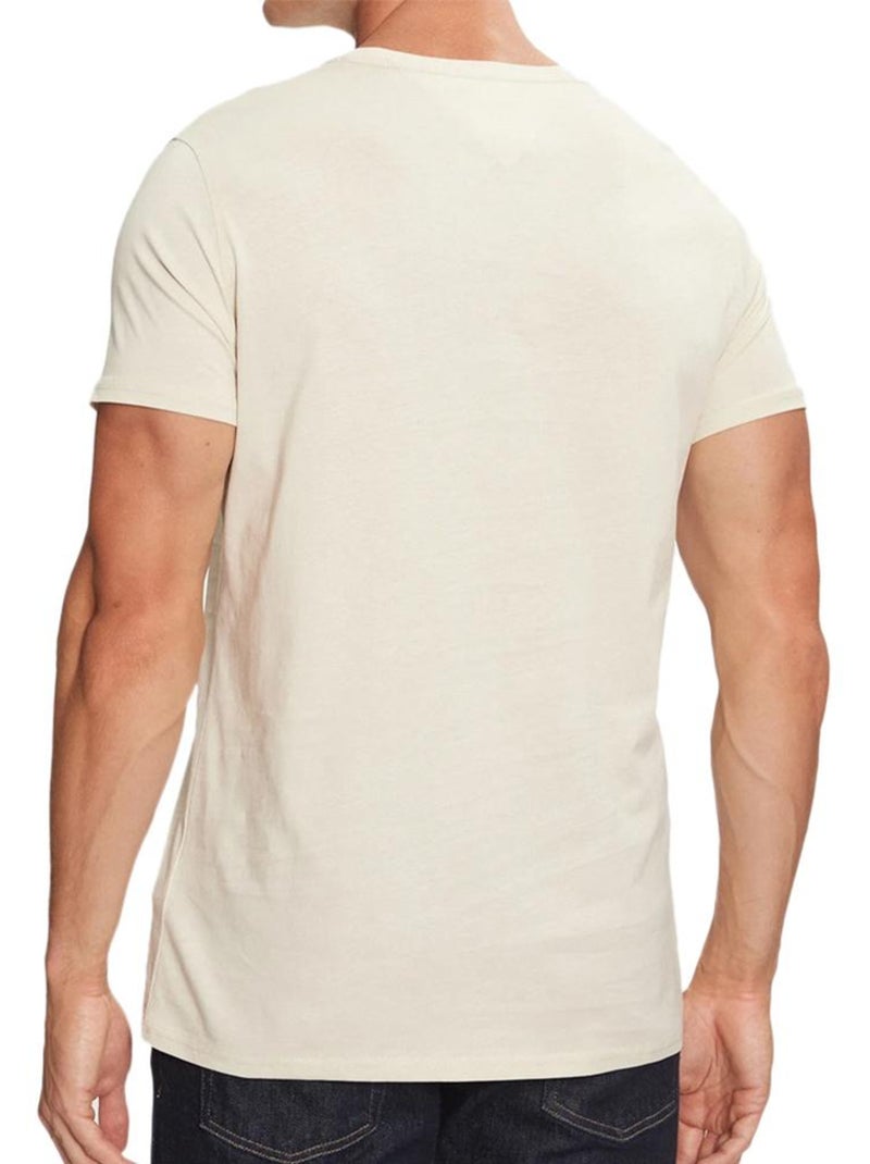 T-shirt Homme Tommy Hilfiger Jersey Beige - Kiabi