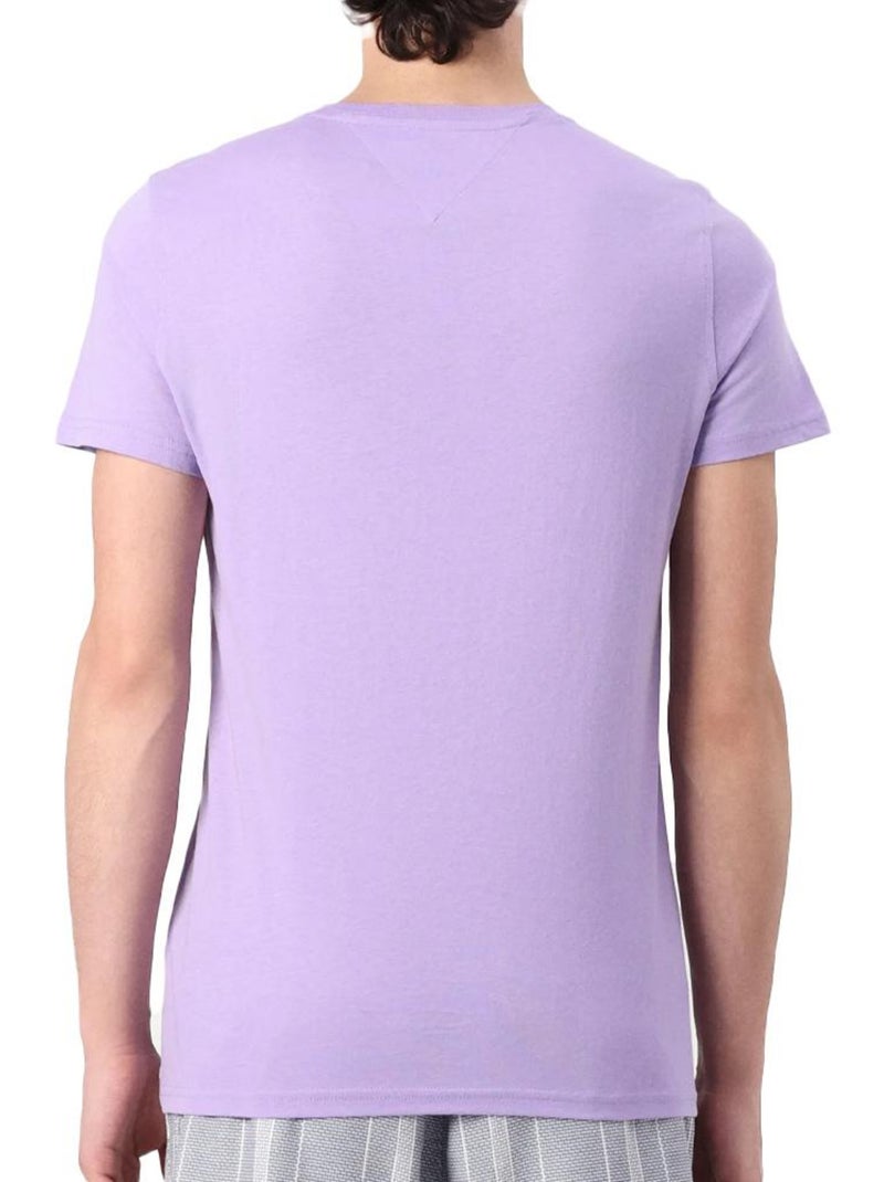 T-shirt Homme Tommy Hilfiger Jersey Violet - Kiabi